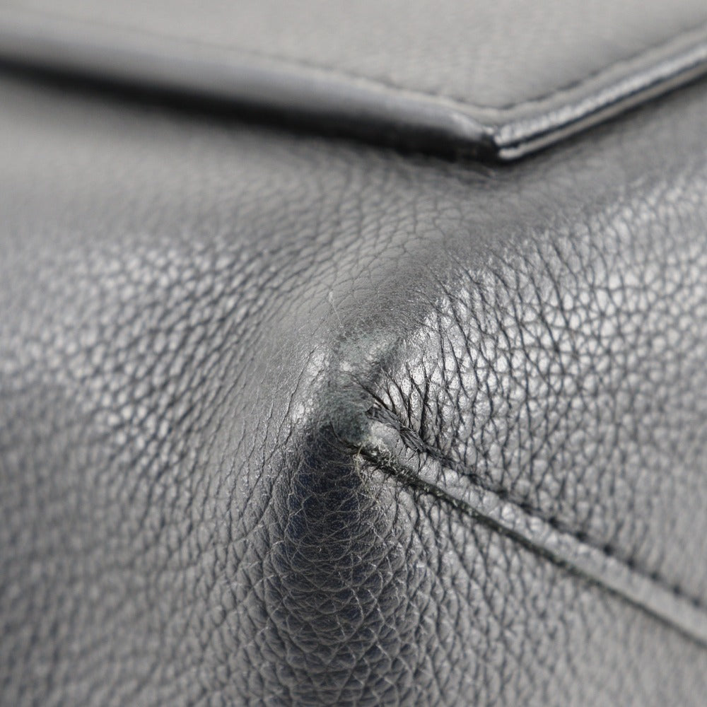 LOUIS VUITTON Tote Bag Calfskin Black / beige Rock Me MM