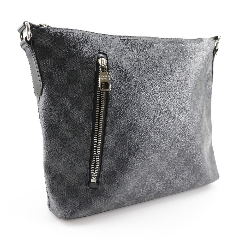 LOUIS VUITTON Shoulder Bag Damier Grafitto Canvas black Mick PM
