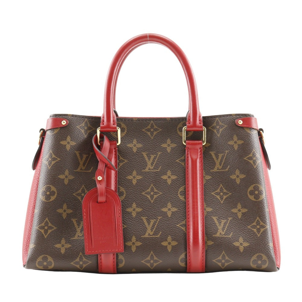 LOUIS VUITTON Handbag Monogram canvas Brown / red Sufro NV BB