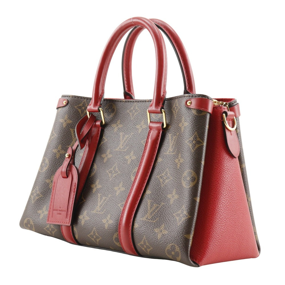 LOUIS VUITTON Handbag Monogram canvas Brown / red Sufro NV BB