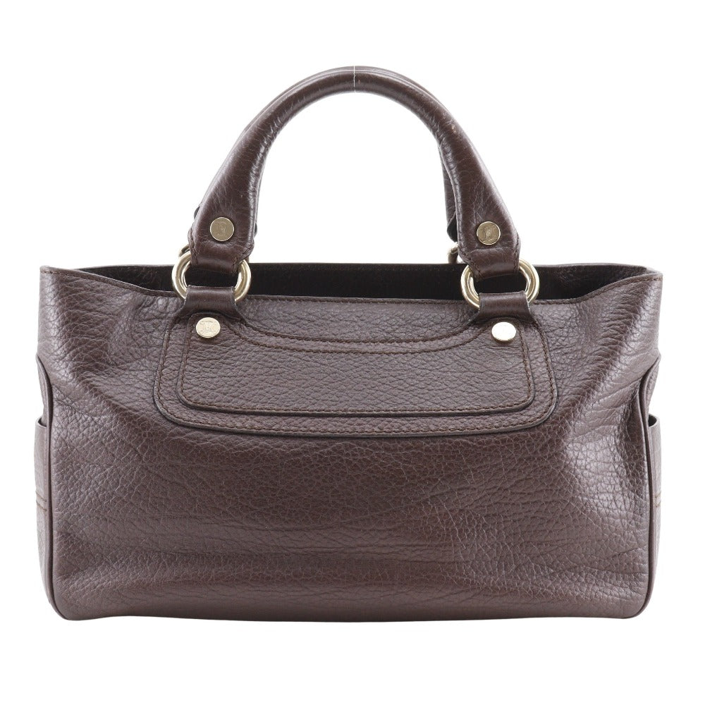 CELINE Handbag 134023 leather Brown Boogie bag Women