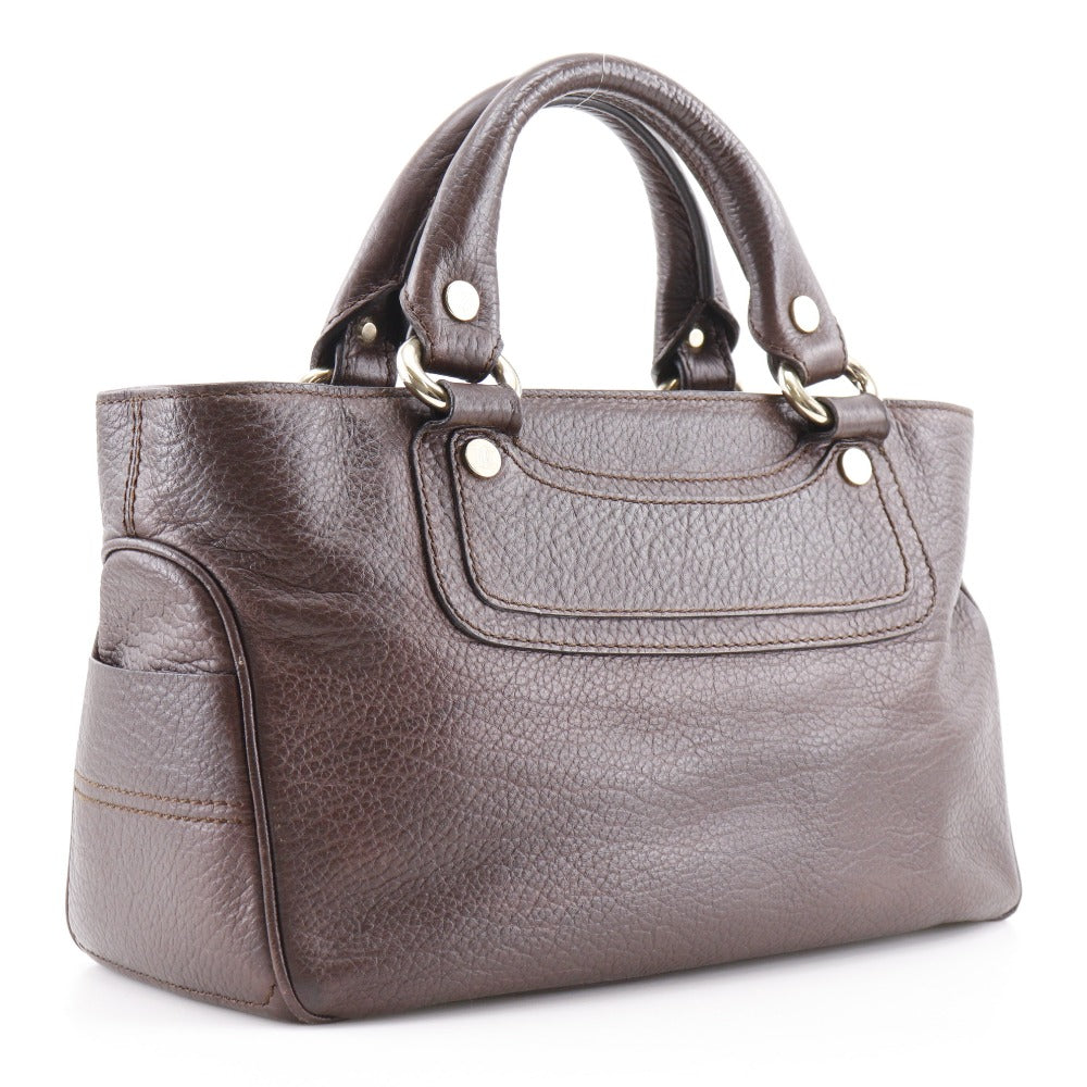 CELINE Handbag 134023 leather Brown Boogie bag Women