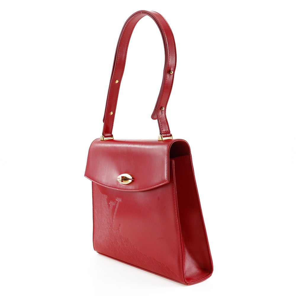 LOUIS VUITTON Shoulder Bag Calfskin , Epi Leather Red Opera line Spartan Women