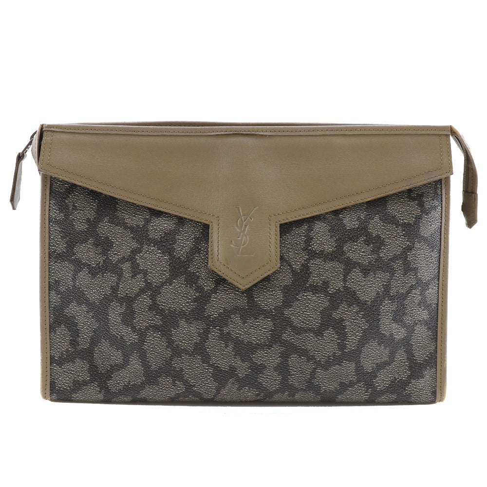 Saint Laurent Leather Clutch