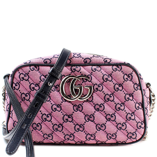 Gucci 447632 Marmont Small Canvas Camera Bag