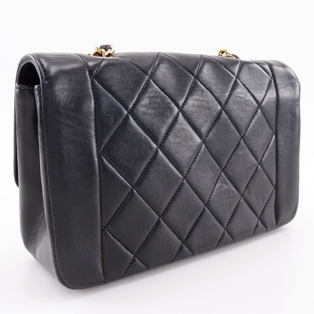 CHANEL Shoulder Bag A01164 lambskin black Matrasse Diana 22 ChainShoulder Women