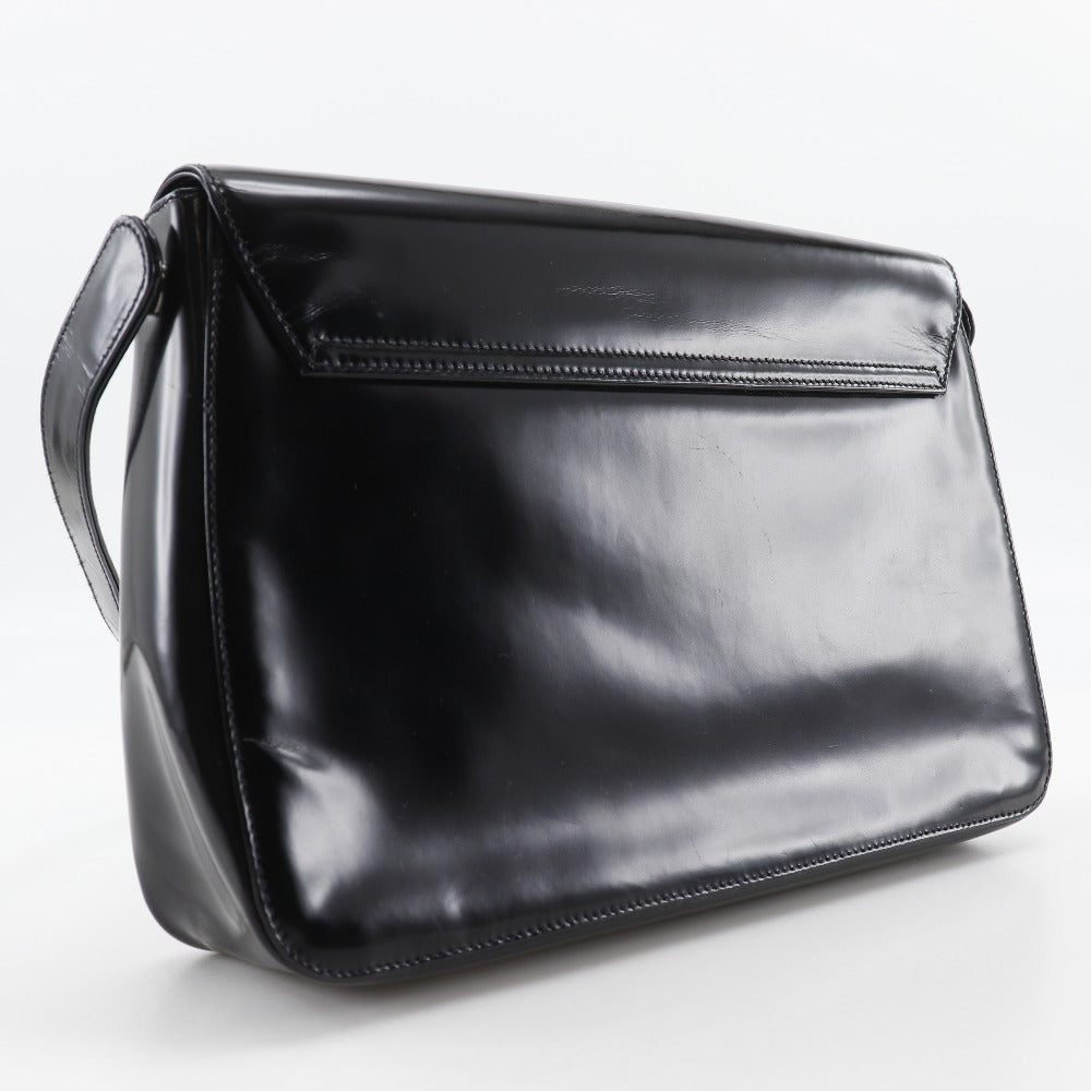 Prada One Shoulder Patent Leather Shoulder Bag
