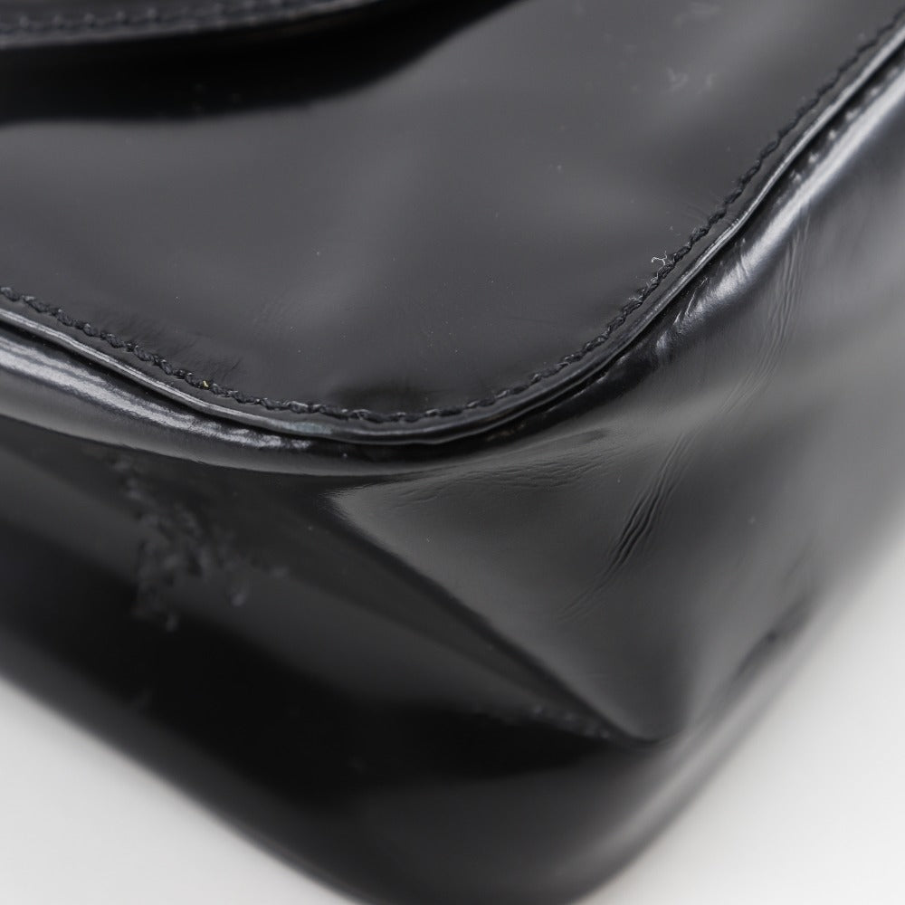 Prada One Shoulder Patent Leather Shoulder Bag