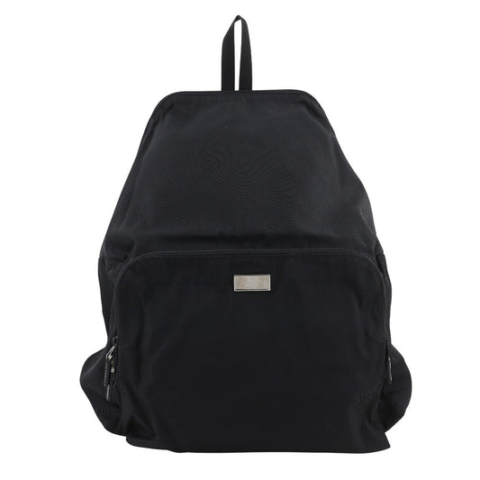 GUCCI Backpack 019.0302 Nylon canvas black Backpack unisex(Unisex)