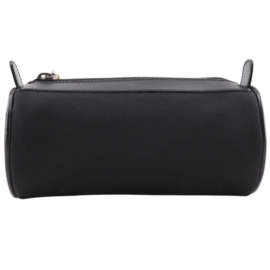 GUCCI Pouch Nylon canvas black Bamboo unisex(Unisex)