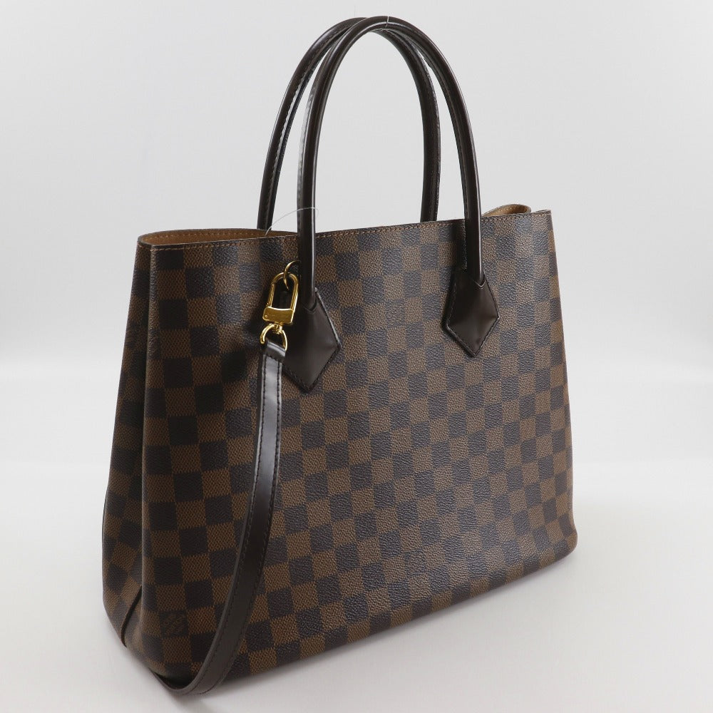 LOUIS VUITTON Handbag Damier canvas Brown 2WAYShoulder Kensington Women