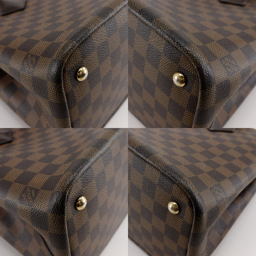 LOUIS VUITTON Handbag Damier canvas Brown 2WAYShoulder Kensington Women