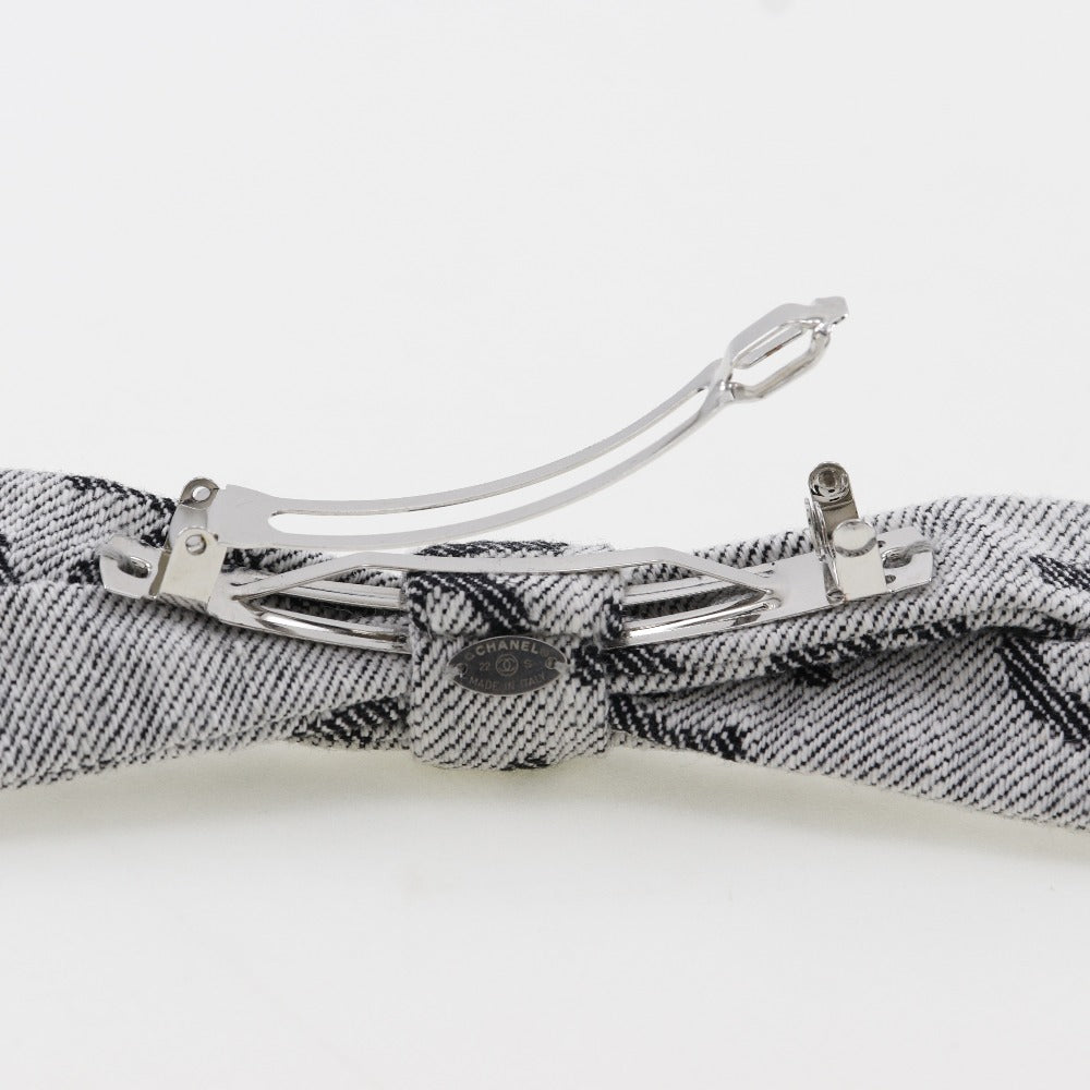 Chanel Coco Mark Ribbon Cotton Barrette Classic Flap Tote