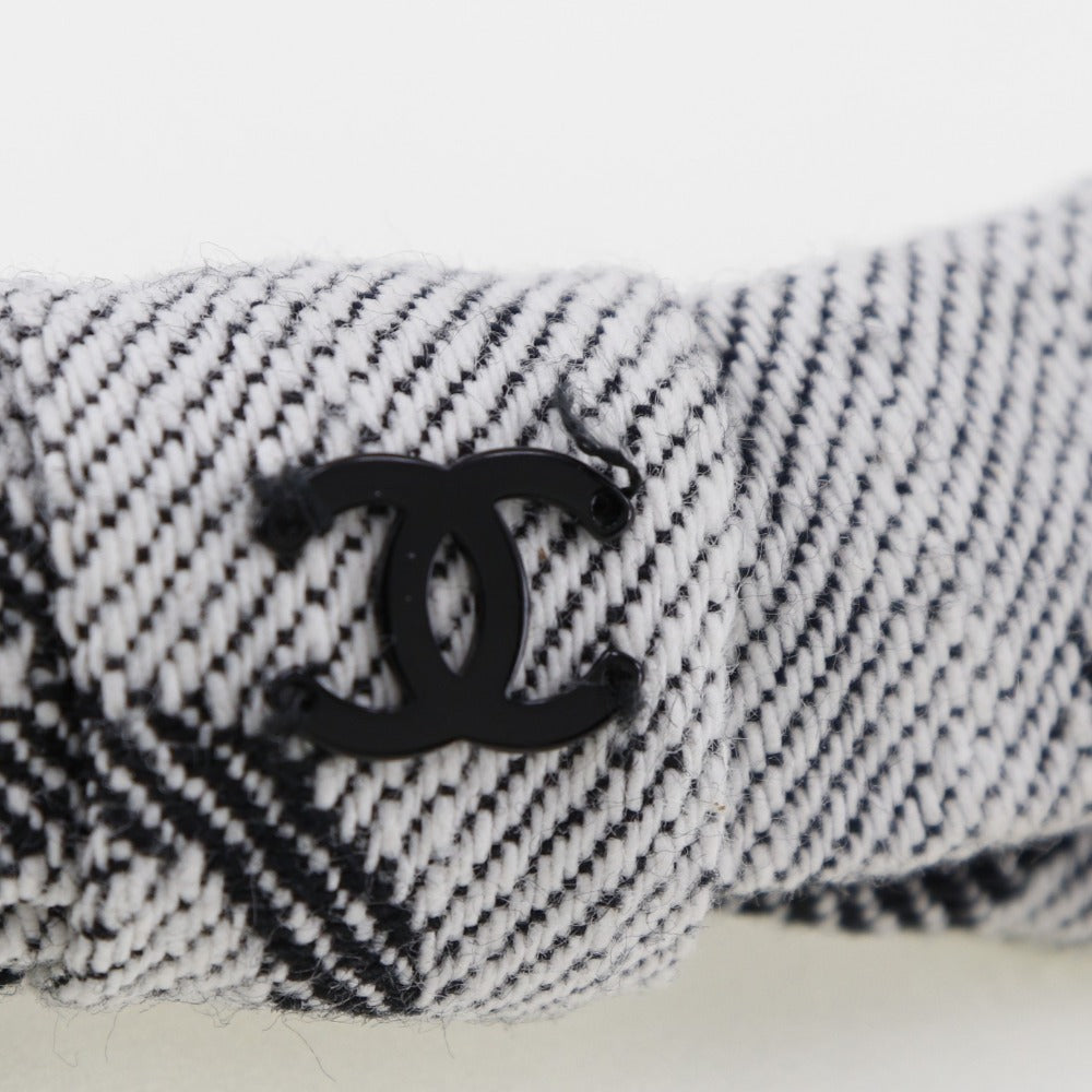 Chanel Coco Mark Ribbon Cotton Barrette Classic Flap Tote