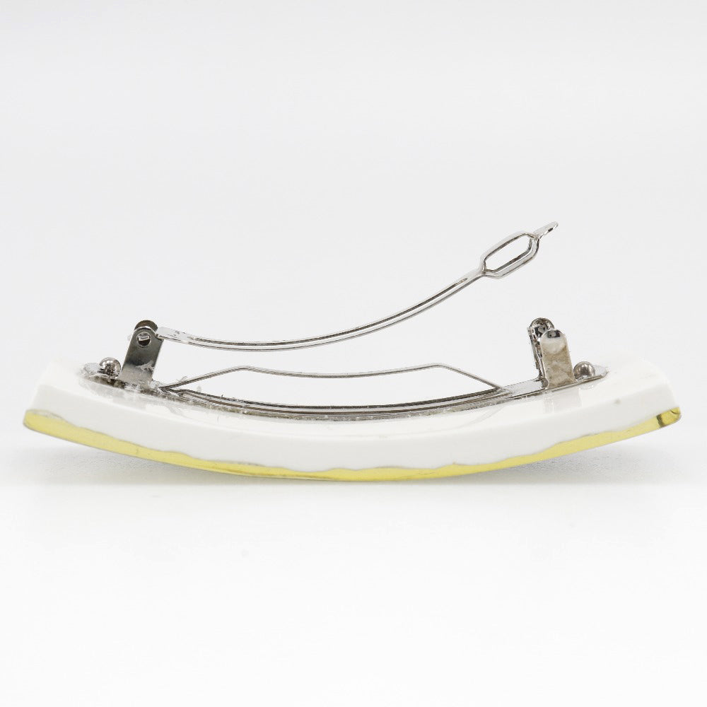 Chanel Plastic Metal Hair Barrette Classic Flap Tote