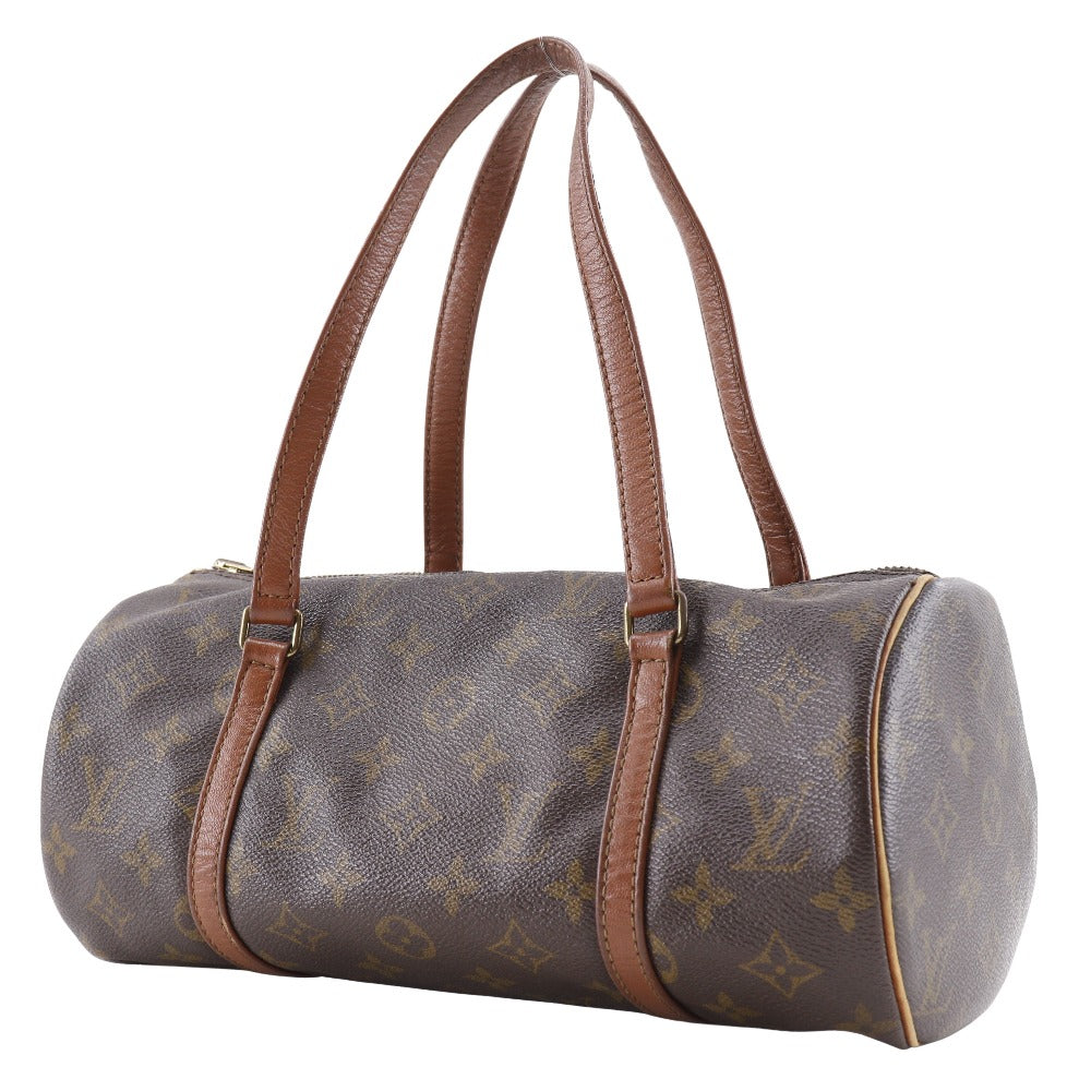LOUIS VUITTON Handbag Monogram canvas Brown Papillon 30 Women