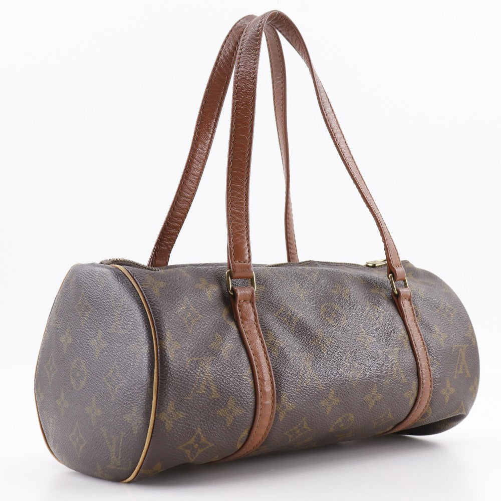LOUIS VUITTON Handbag Monogram canvas Brown Papillon 30 Women