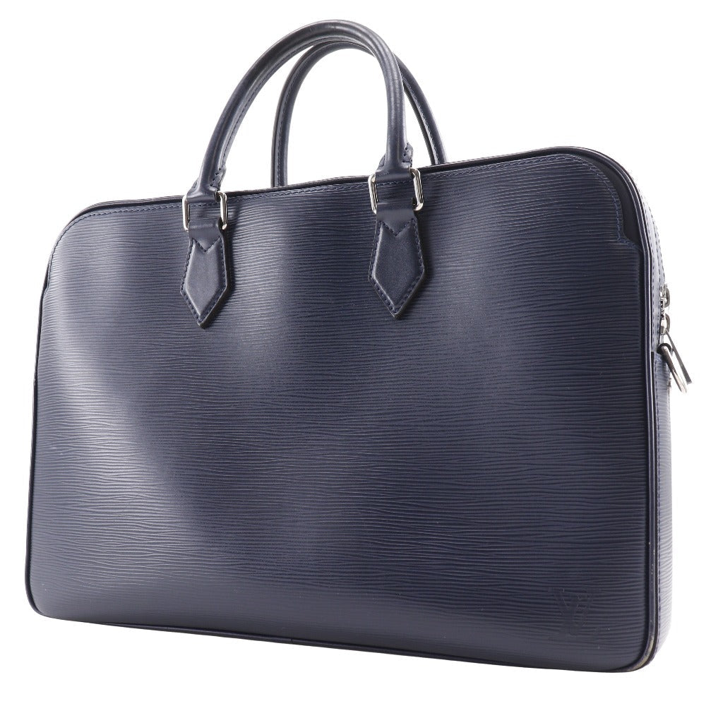 LOUIS VUITTON Business bag Epi Leather Navy blue 2WAYShoulder Dandy Briefcase MM mens