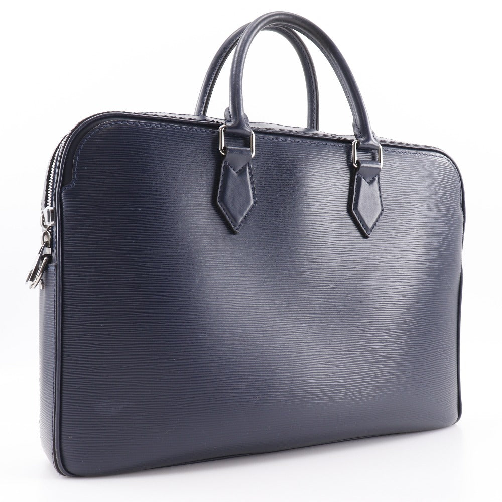 LOUIS VUITTON Business bag Epi Leather Navy blue 2WAYShoulder Dandy Briefcase MM mens