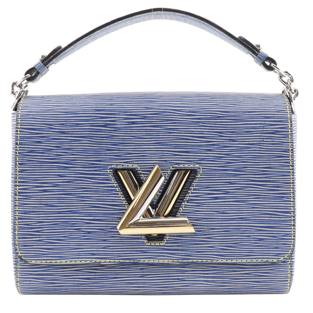 LOUIS VUITTON Shoulder Bag Epi Leather blue Twist MM Women