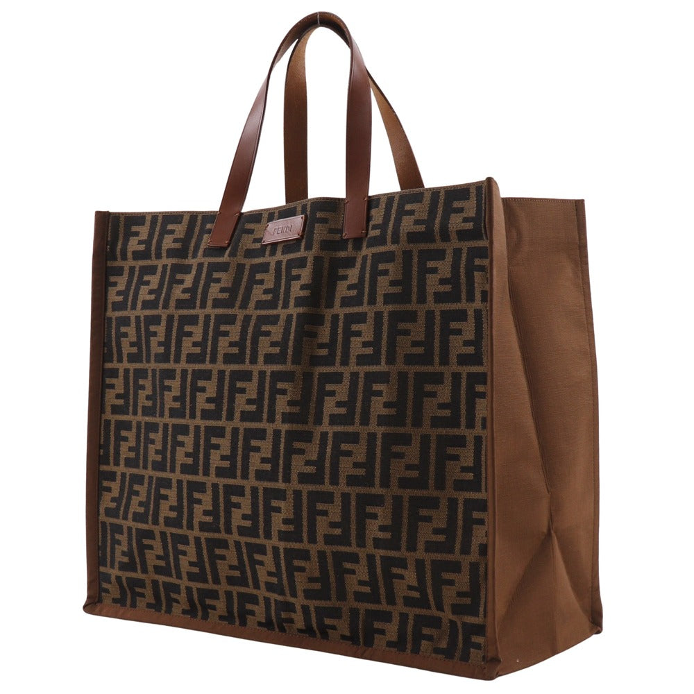 Fendi Zucchino Canvas Tote Bag