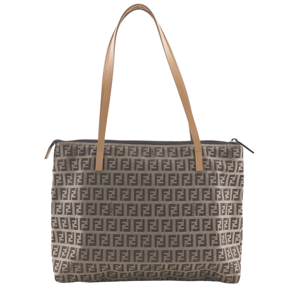 Fendi Zucchino Canvas Tote Bag
