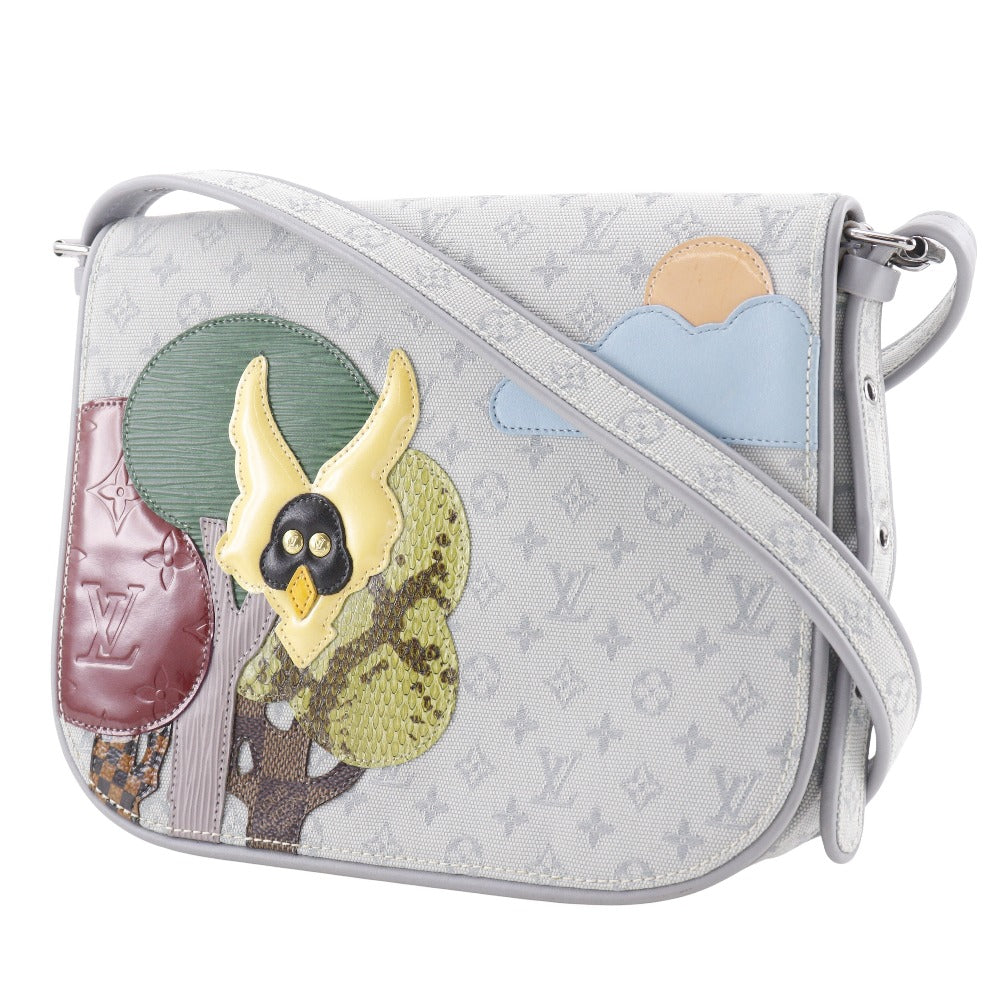 LOUIS VUITTON Shoulder Bag Monogram Mini Canvas, Monogram Vernis, Epi Leather gray Conte Do Fe Musette Women