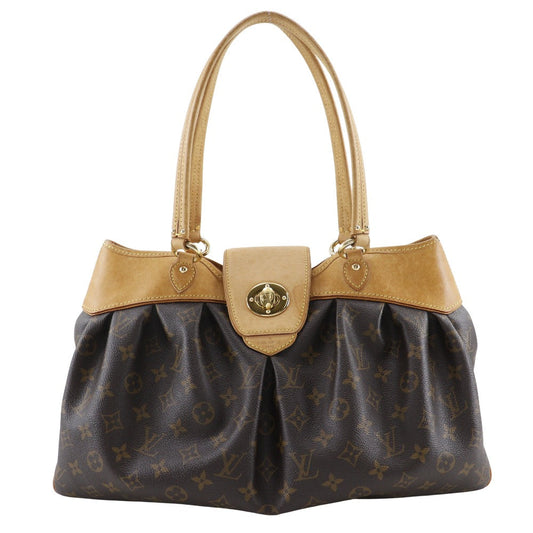 LOUIS VUITTON Tote Bag Monogram canvas Brown Boesi MM Women