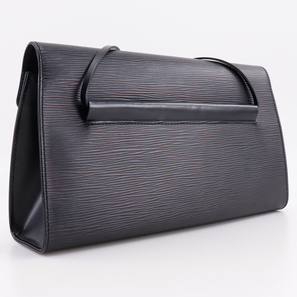 LOUIS VUITTON Shoulder Bag Epi Leather black Dinar Women