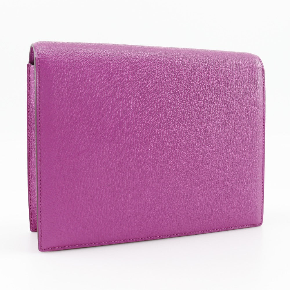 HERMES Clutch bag Shave purple C PN 005 IT Veru Women