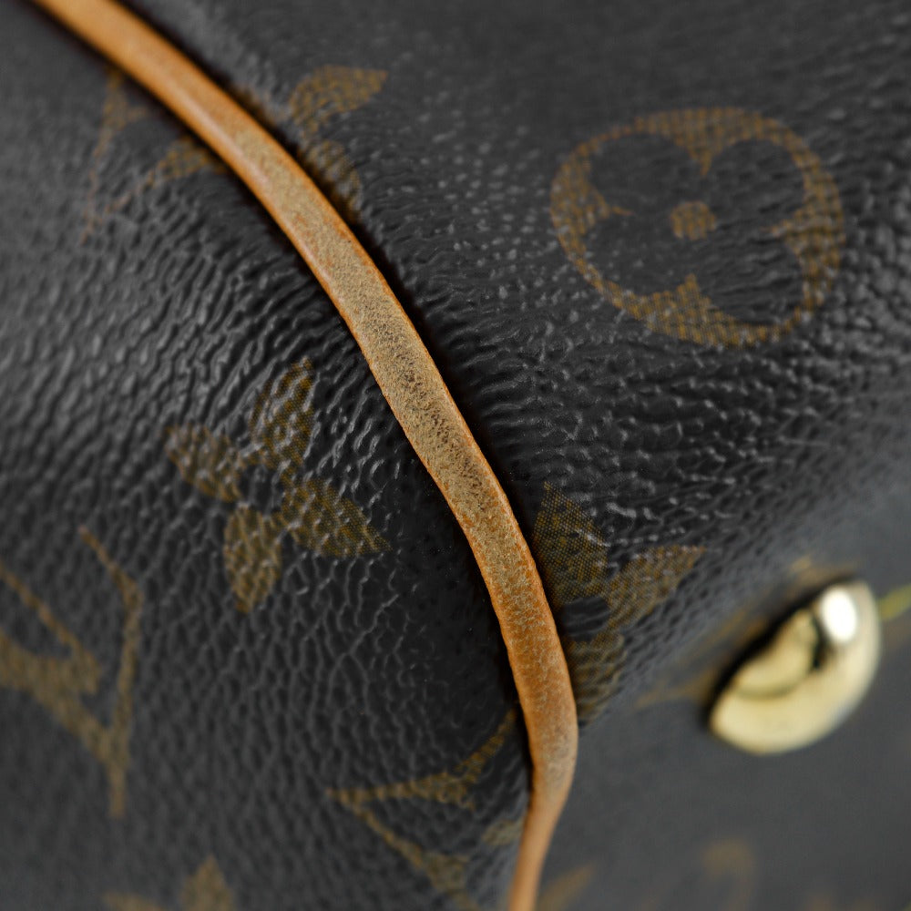 LOUIS VUITTON Handbag Monogram canvas Brown Tivoli PM Women