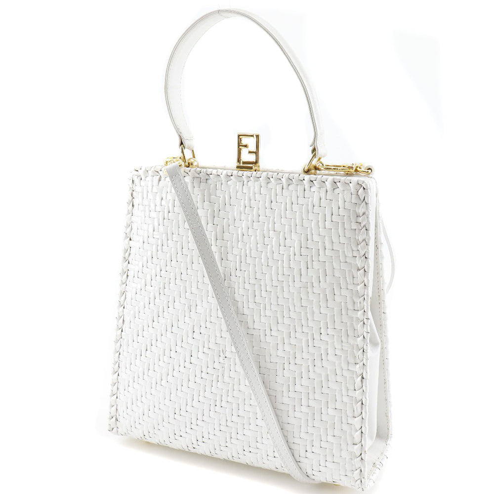 Fendi Karl Lagerfeld Leather Clutch Bag