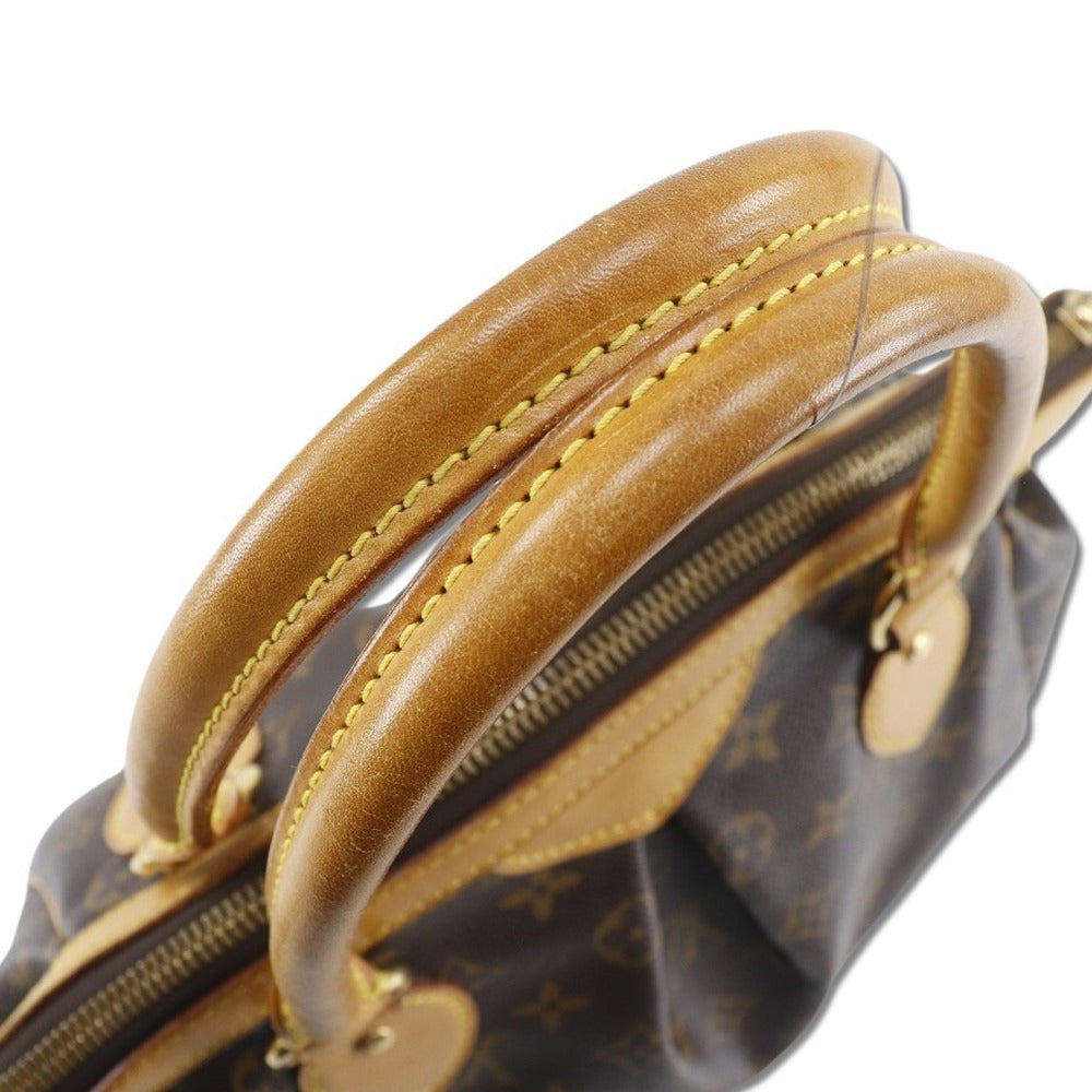 LOUIS VUITTON Handbag Monogram canvas Brown Tivoli PM Women