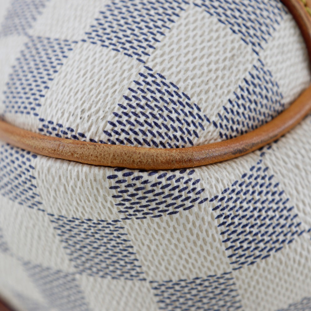 LOUIS VUITTON Shoulder Bag Damier Azur Canvas white Stresa PM Women