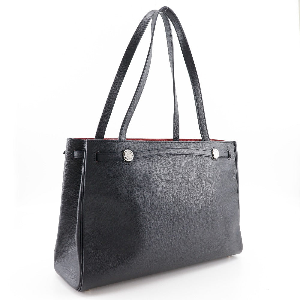 HERMES Tote Bag Epsom black Cabas Na