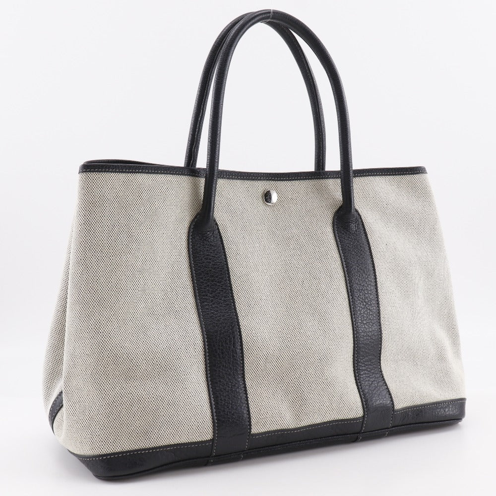 HERMES Tote Bag Tower ash gray Garden party 36 PM