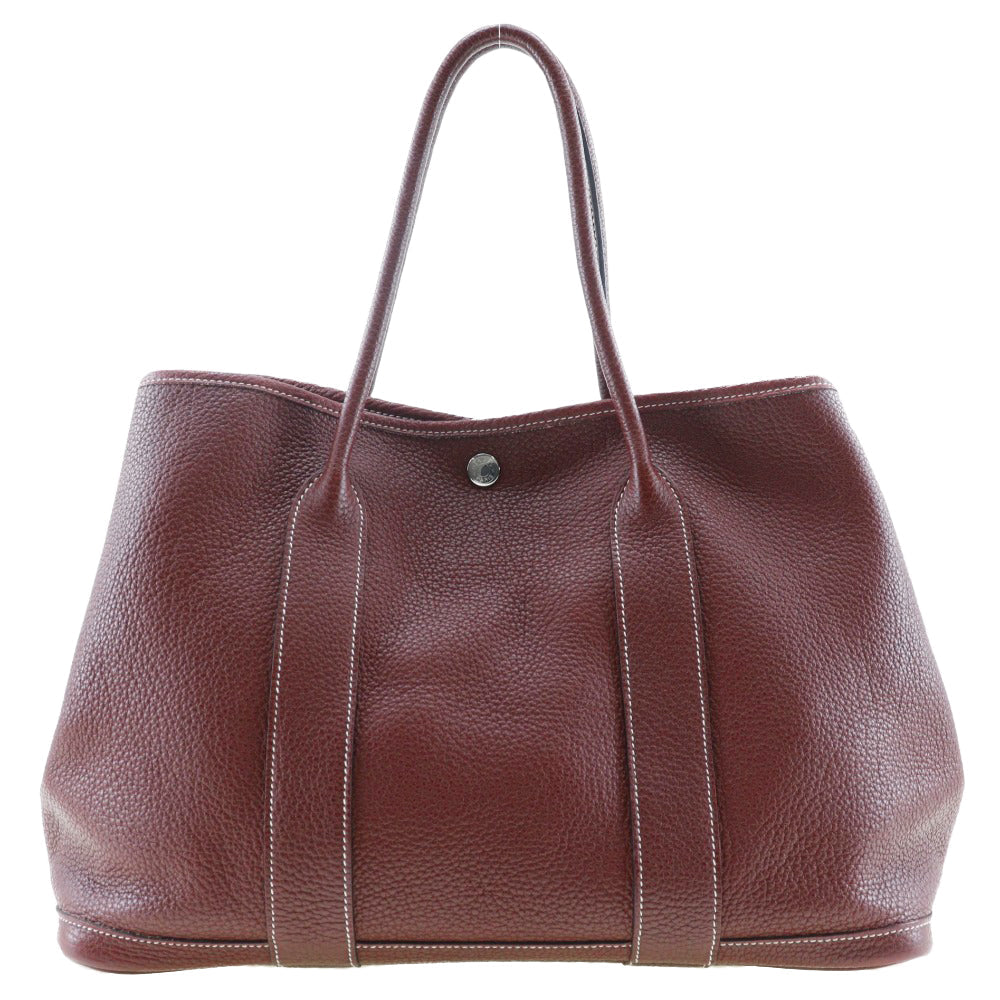 HERMES Tote Bag Negonda Red Garden party PM Women