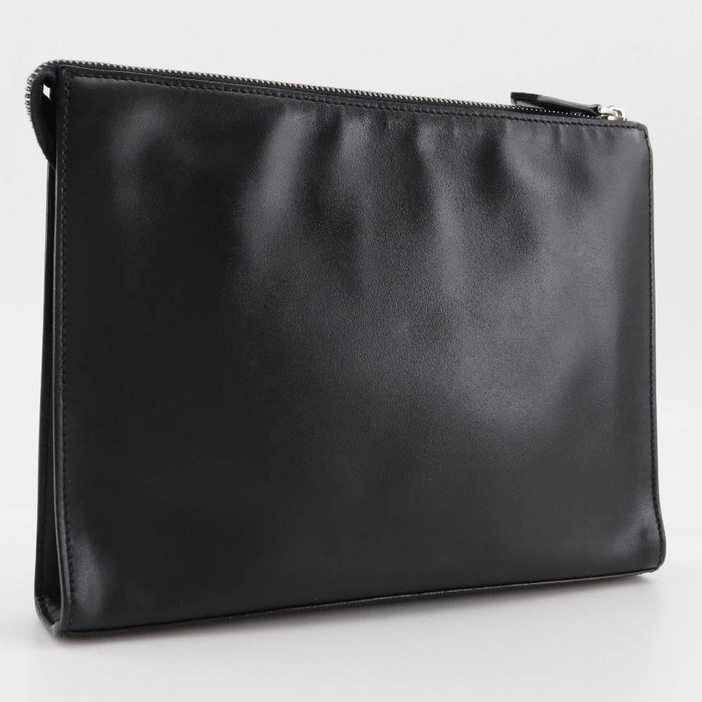 Fendi Zucchino Boston Bag Nylon Canvas Leather