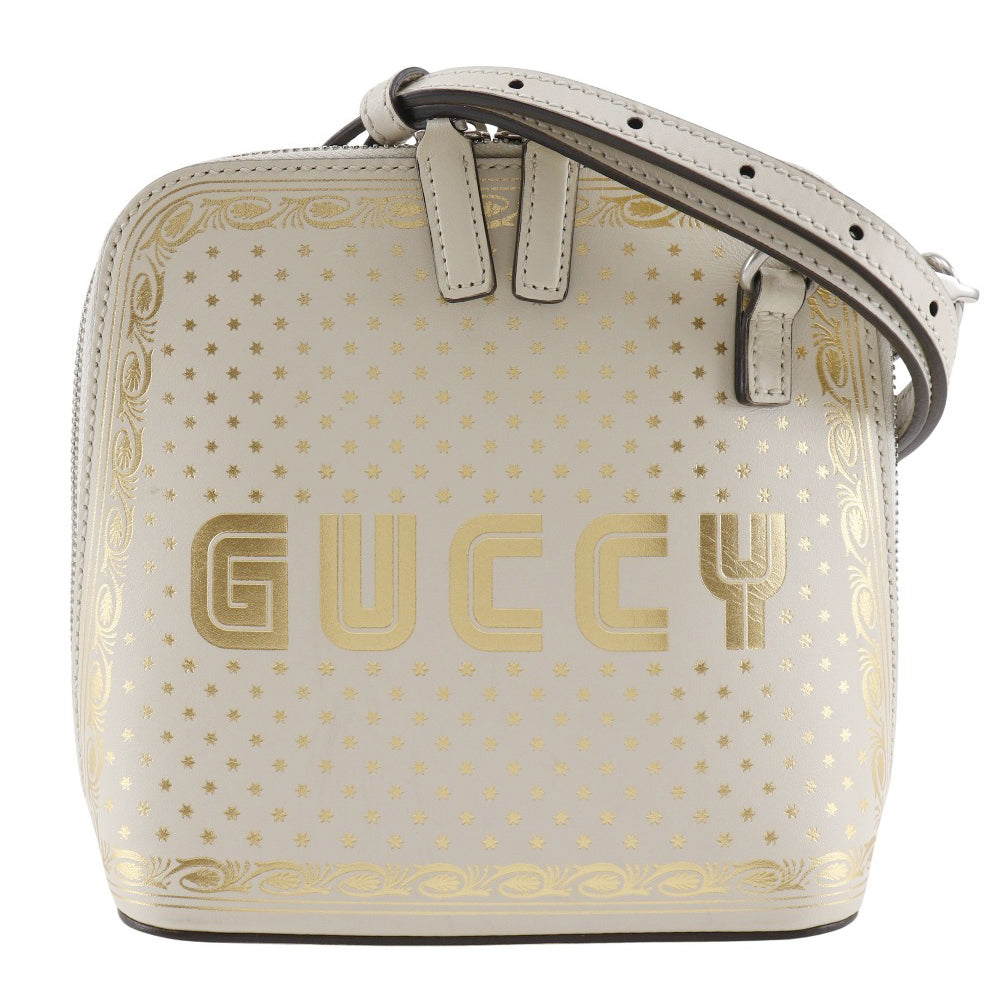 Gucci SAGA Leather Shoulder Bag