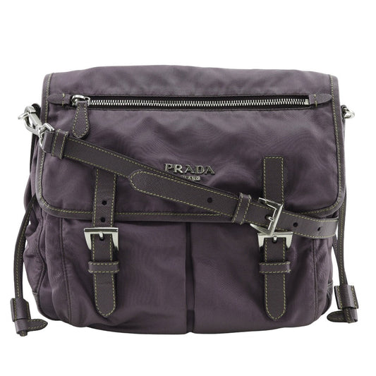 Prada BT0687 NylonÌÑLeather 2way Shoulder Bag