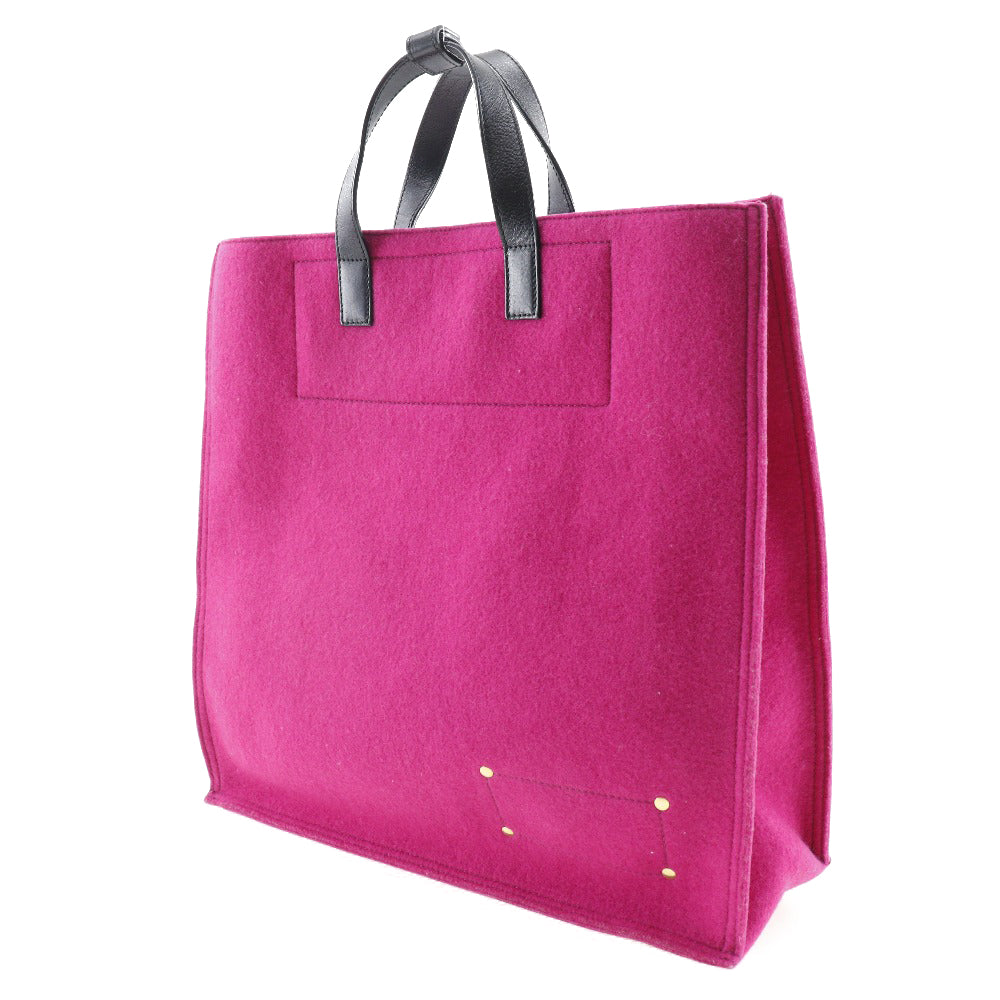 Saint Laurent Felt Leather Tote Bag