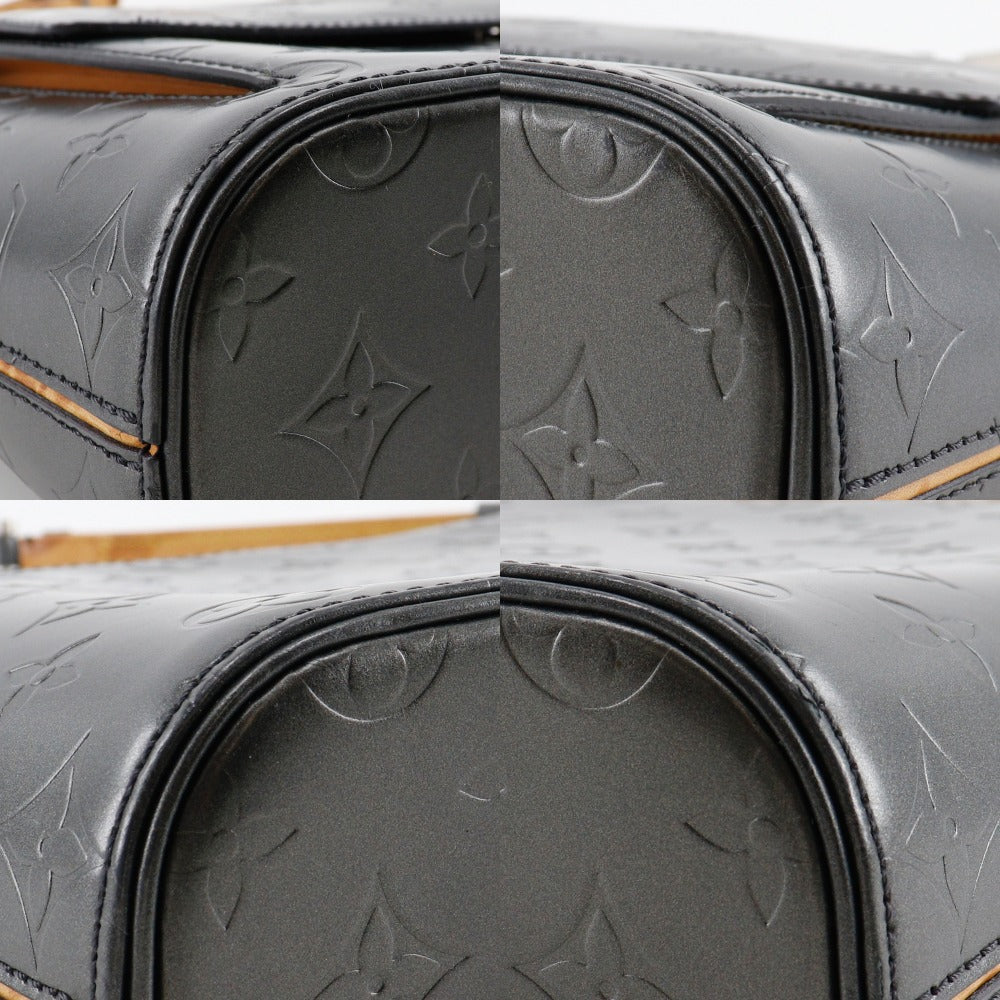   LOUIS VUITTON Shoulder Bag Monogram mat black Alston