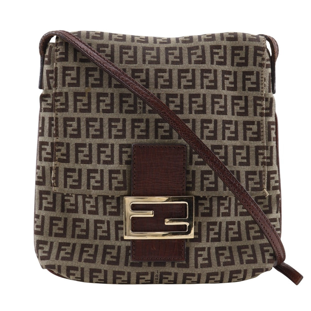 Fendi Zucchino Nylon Canvas Shoulder Bag