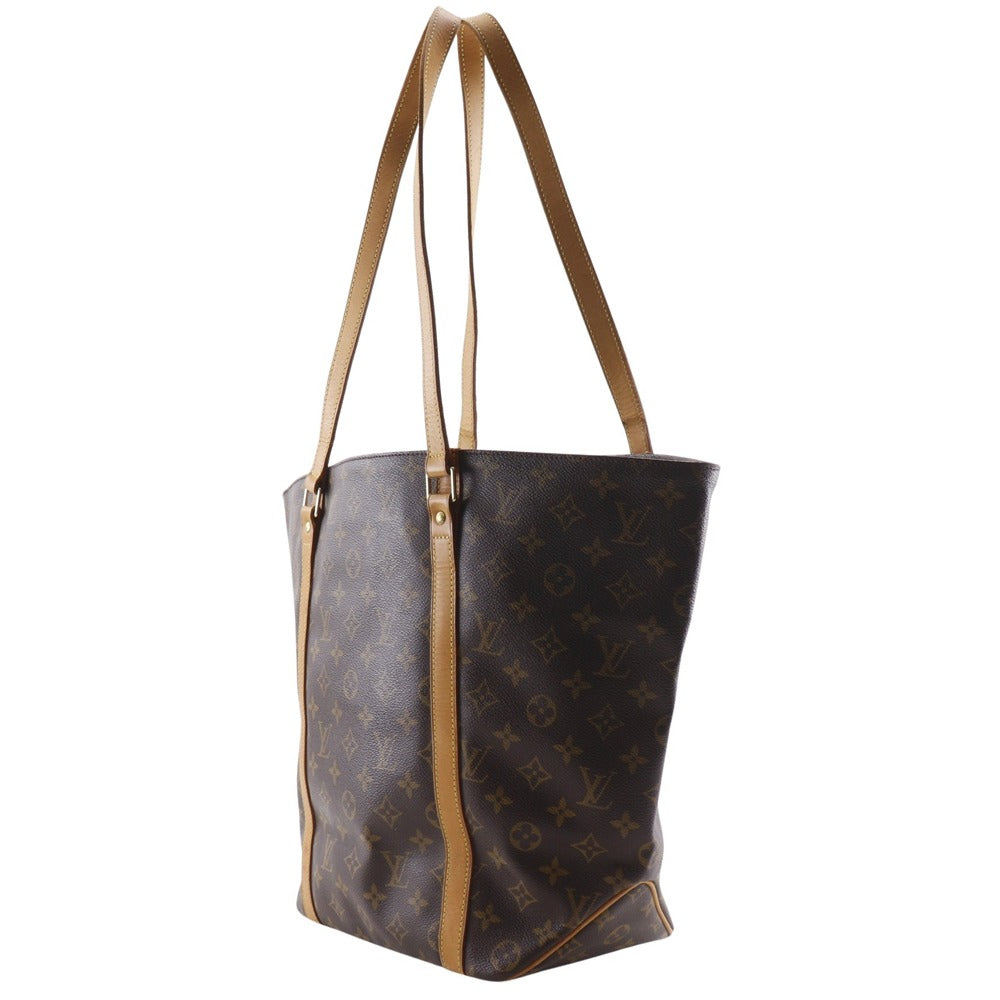  LOUIS VUITTON Tote Bag Monogram canvas Brown Sac shopping