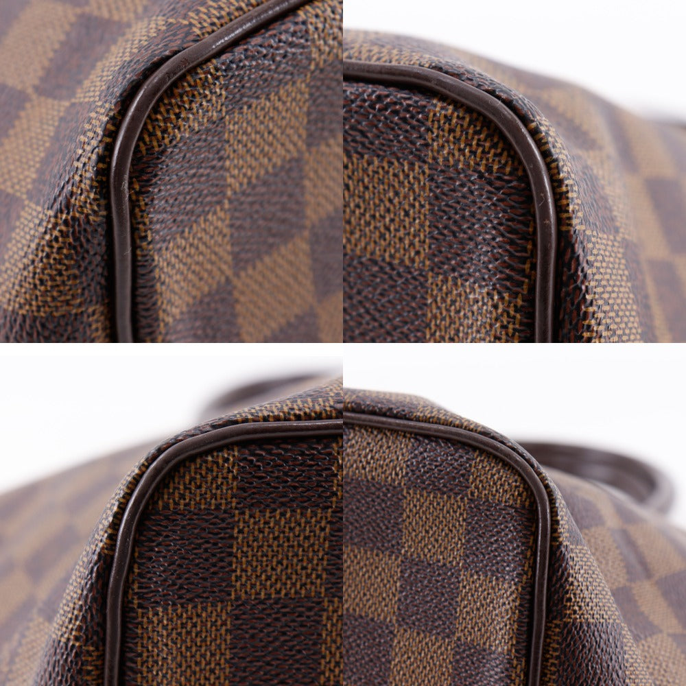 LOUIS VUITTON Handbag Damier canvas Brown Saleya PM