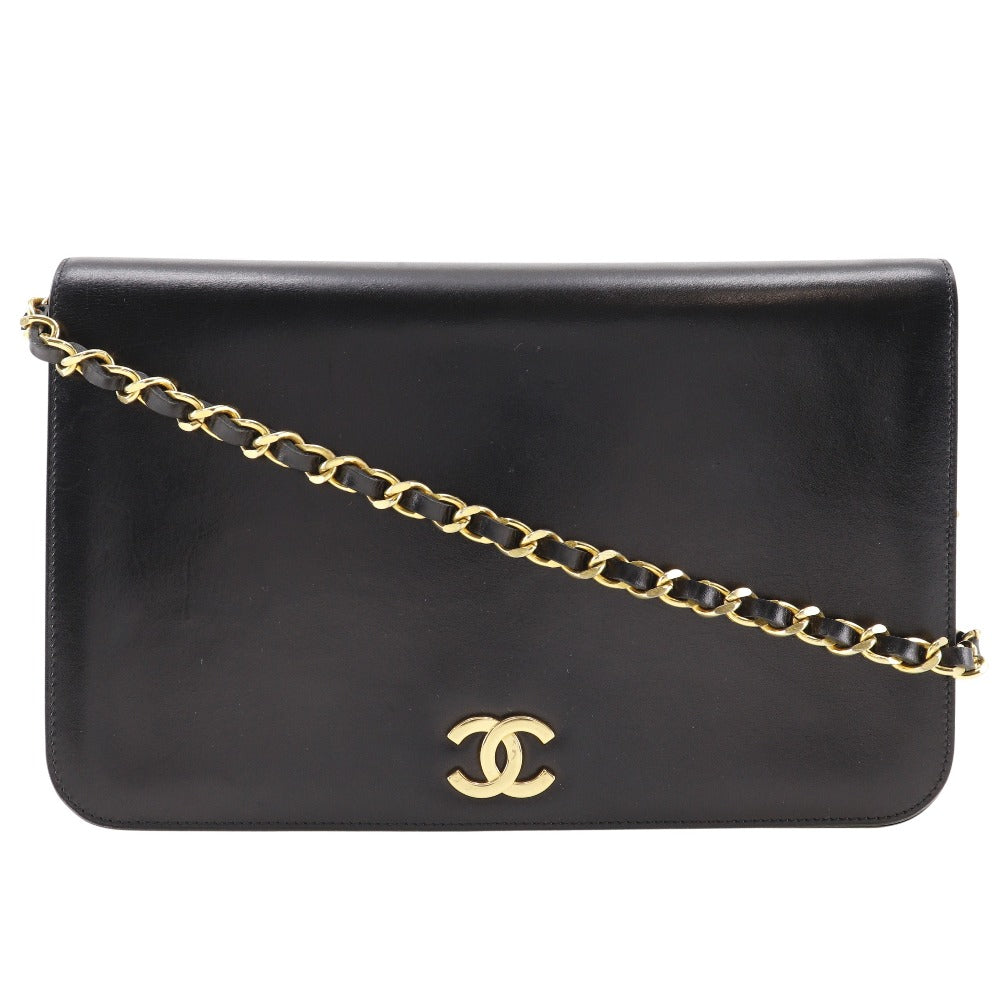 CHANEL Shoulder Bag Calfskin black COCO Mark ChainShoulder Women