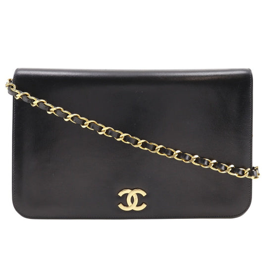 CHANEL Shoulder Bag Calfskin black COCO Mark ChainShoulder Women