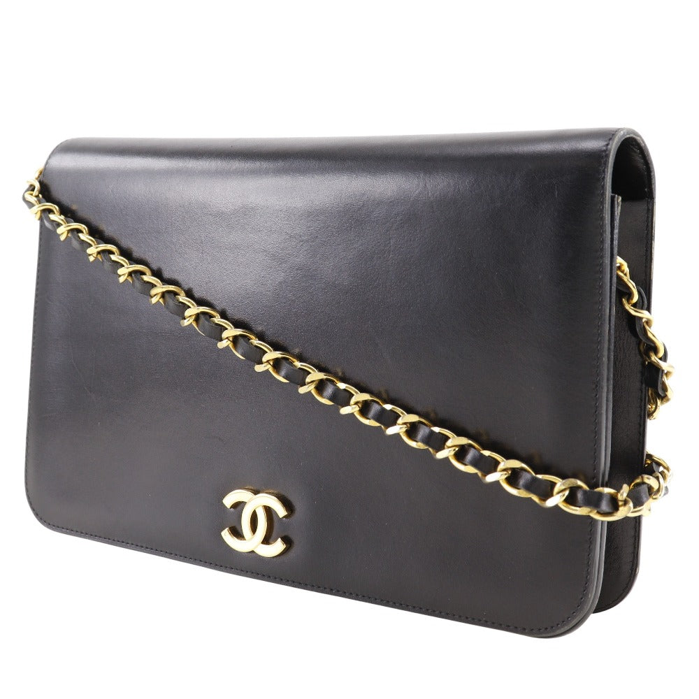 CHANEL Shoulder Bag Calfskin black COCO Mark ChainShoulder Women