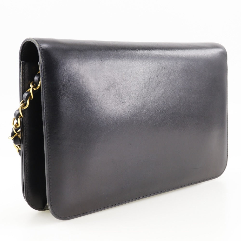 CHANEL Shoulder Bag Calfskin black COCO Mark ChainShoulder Women