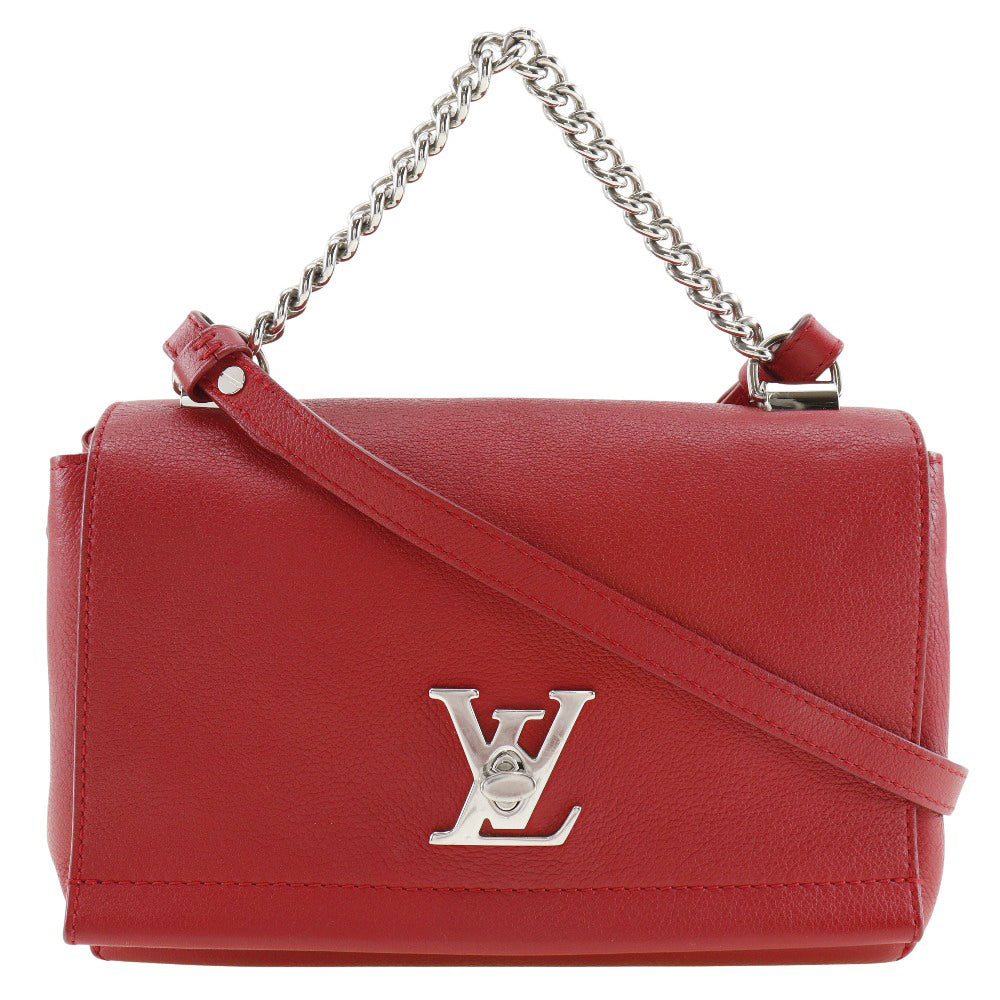 LOUIS VUITTON Shoulder Bag Calfskin Red Rock Me BB Women